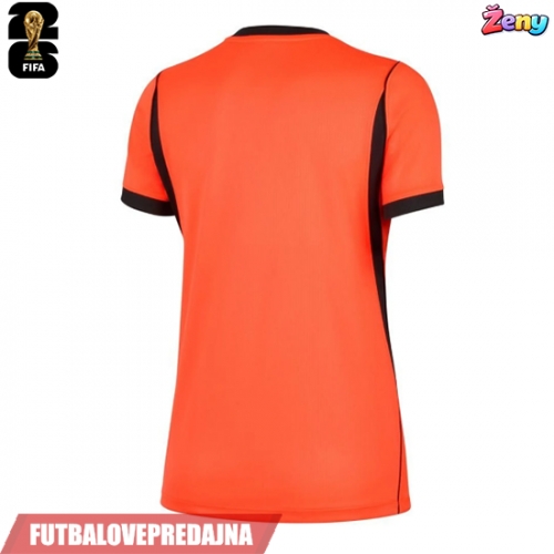 Lacne Ženy Futbalové dres Holandsko MS 2026 Krátky Rukáv - Domáci